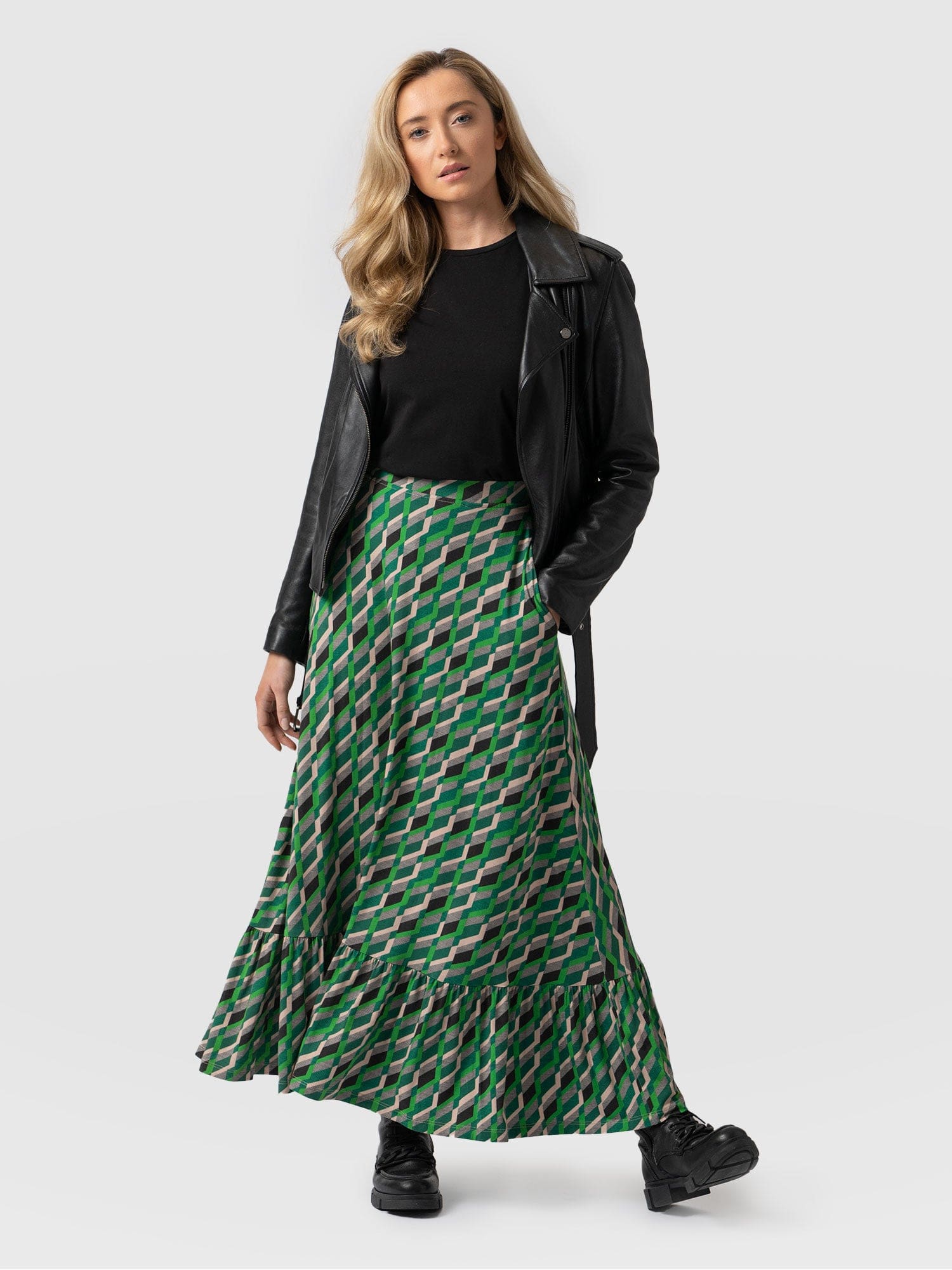 Riley Skirt - Jardin Geo